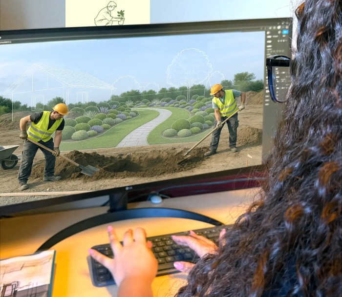 KI ist ein Hebel der Kreativität für Landschaftsbau-, Gartendesign- und Grünflächenunternehmen für Einzelpersonen, Fachleute und Gemeinden in Luxemburg.