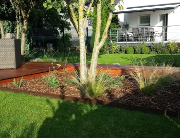 A private garden in Luxembourg has been improved thanks to the expert advice of Plantations Weisen.
